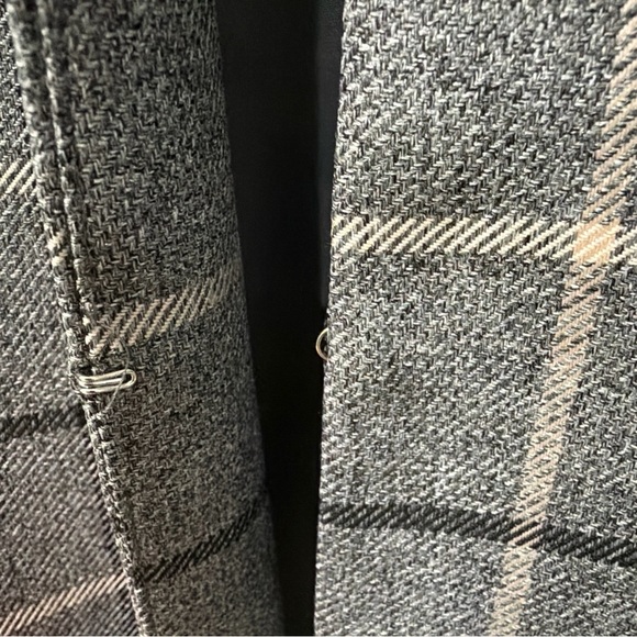 Evan Picone Gray Plaid Women's Blazer - Picture 6 of 8